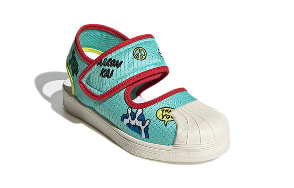 Сандалии оригиналы superstar 360 sndl c primeblue Adidas, синий — фото 3