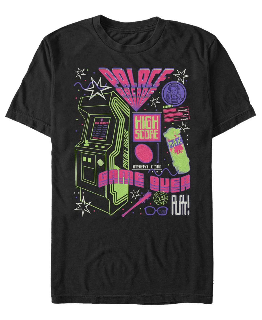 

Мужская футболка с коротким рукавом по мотивам сериала Очень странные дела Fifth Sun, Black, Черный, Мужская футболка с коротким рукавом по мотивам сериала Очень странные дела Fifth Sun, Black