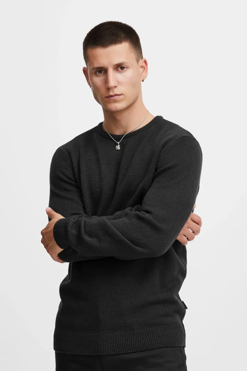 

Свитер смесовой вязки "BLEND BHPullover", черный