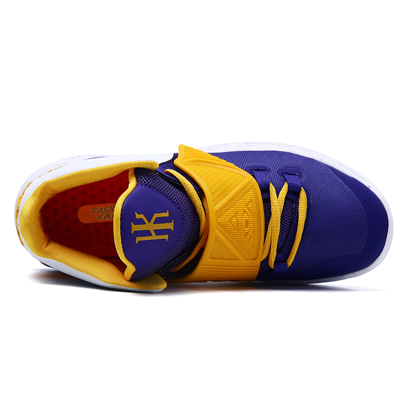 

Детские баскетбольные кроссовки Mid-Top Casillon для подростков, фиолетово-золотые непарные