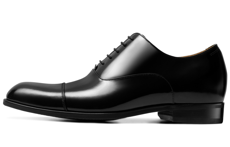 

Блестящие оксфорды British Business для делового костюма мужские черные THOM WILLS, [Коробка] Черный B931-Y1