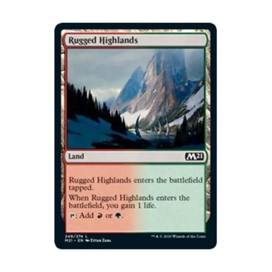 

CCG Прочное Хайлендс (L), MTG - Core Set 2021