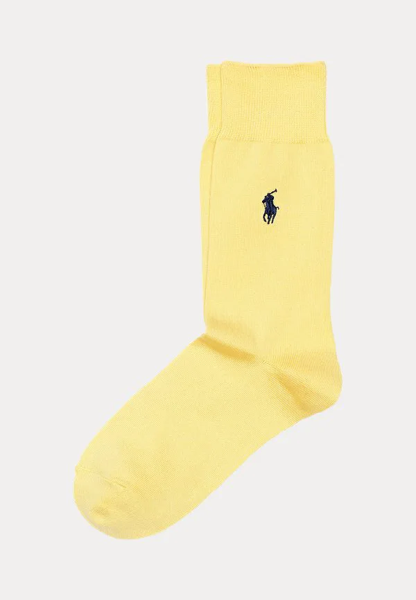 Плоские вязаные носки средней длины Polo Ralph Lauren, Yellow