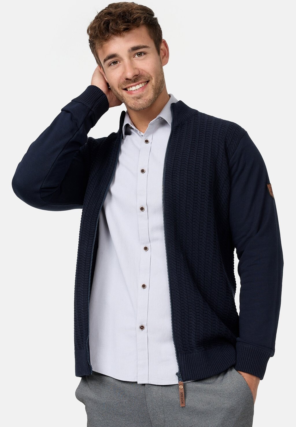

Кардиган INCASON INDICODE JEANS, цвет navy