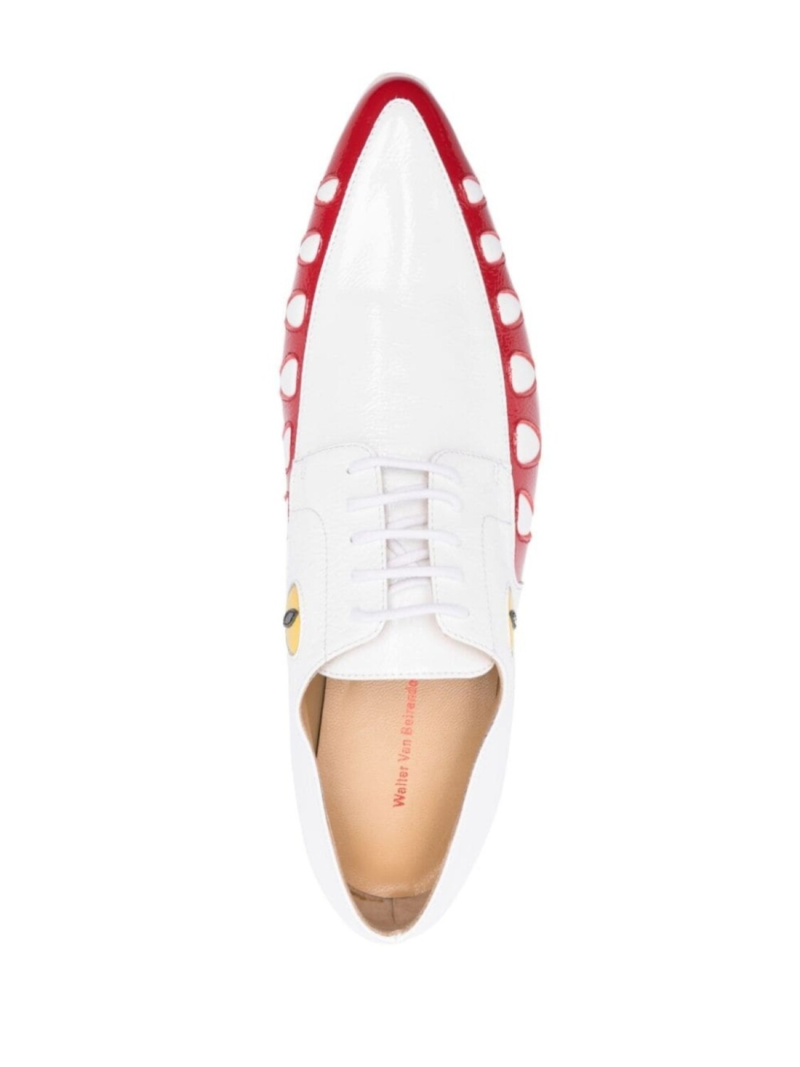 Туфли-оксфорды из крокодиловой кожи Walter Van Beirendonck, белый — фото 4