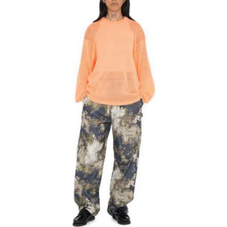 Спортивные брюки Stussy Veil Camo Beach Pant 'Terranea', оливкого-зеленый — фото 3