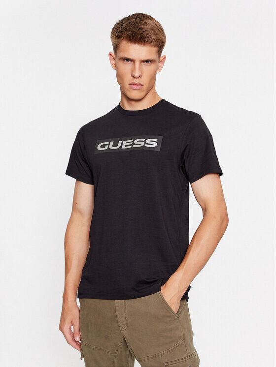 

Футболка узкого кроя Guess, черный