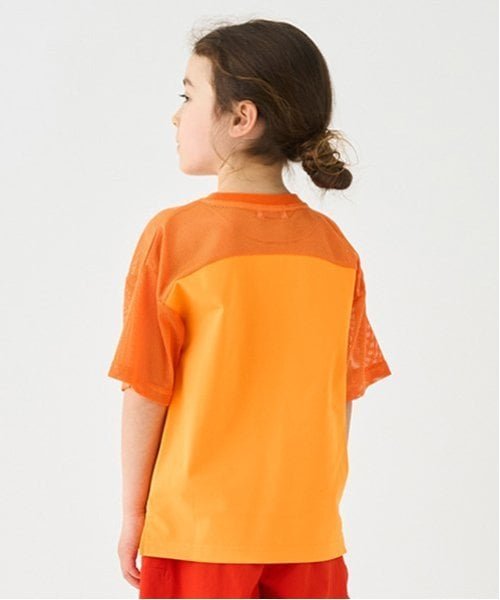 Футболка с сетчатым рисунком MINIMAL, Orange — фото 3