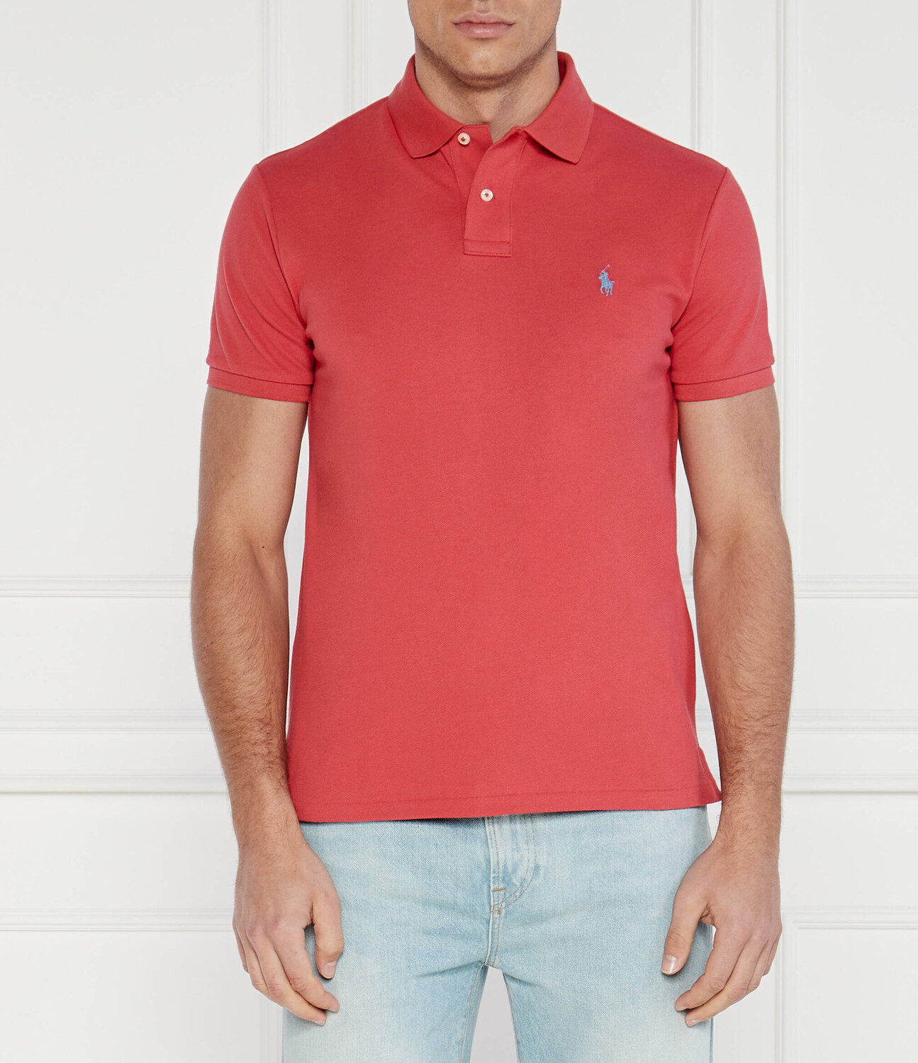 

Поло POLO RALPH LAUREN Slim Fit, красный