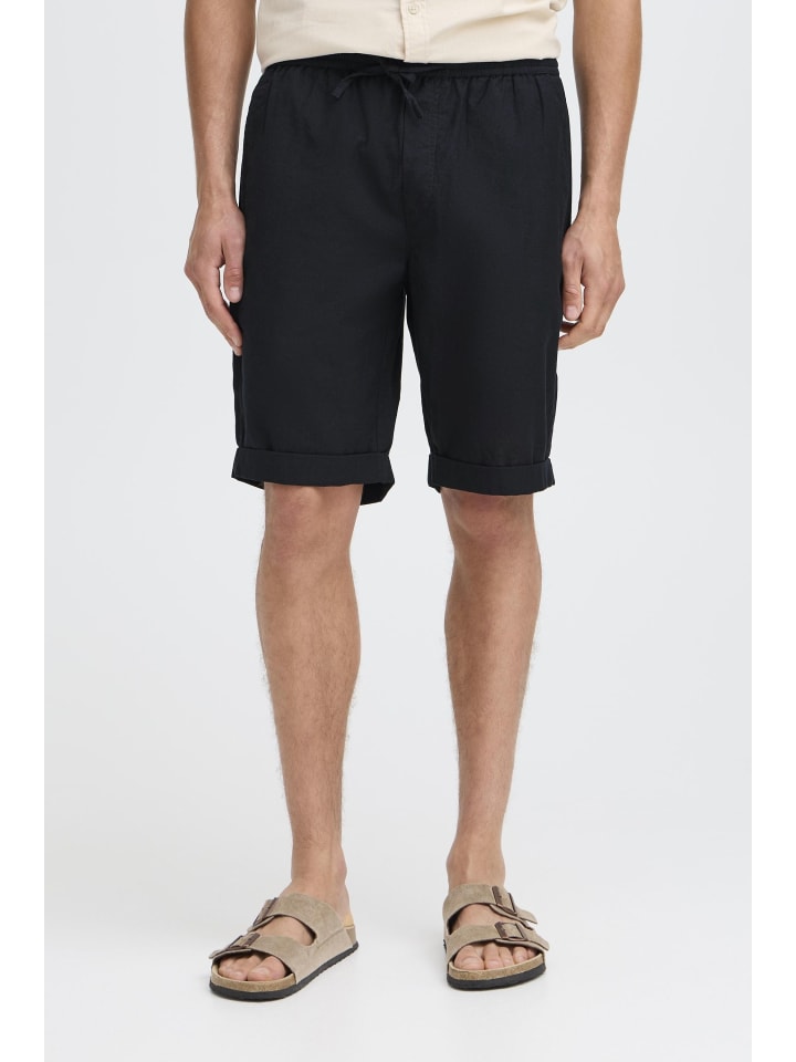 

!SOLID Льняные брюки SDLinau черного цвета