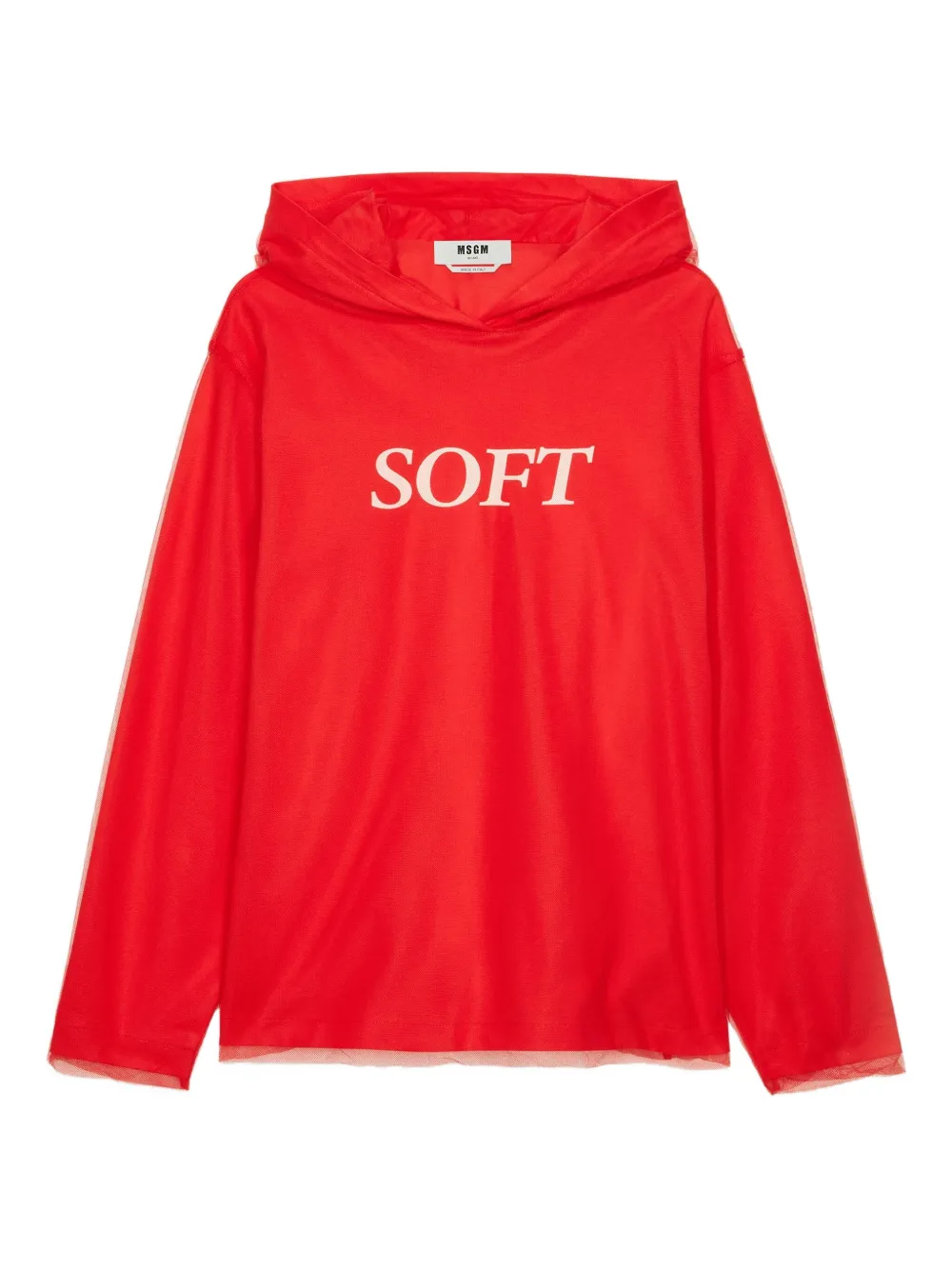 

Толстовка с длинными рукавами Msgm, красный