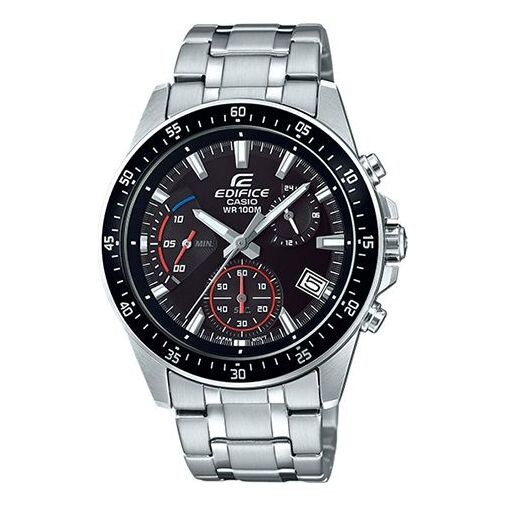 

Часы CASIO EDIFICE Waterproof Stainless Steel Strap Mens Red Analog, красный