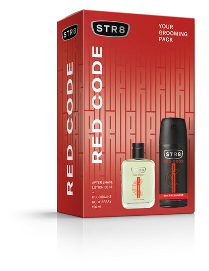 

Подарочный мужской косметический набор STR8 Red Code лосьон после бритья 50 мл + дезодорант 150 мл, SARANTIS