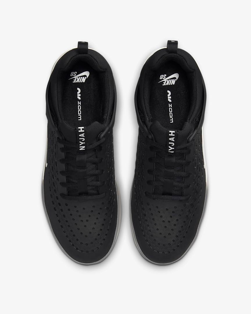 Мужские кроссовки для скейтбординга Nike SB Zoom Nyjah 3, Black & White — фото 4
