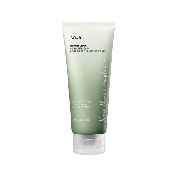 

Пенка для умывания лица, 150 мл Anua Heartleaf quercetinol pore deep cleansing foam