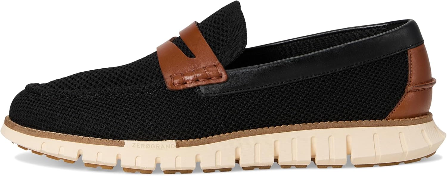 Мужские кроссовки Cole Haan Zerogrand Remastered Stitchlite, слоновая кость/черный — фото 4