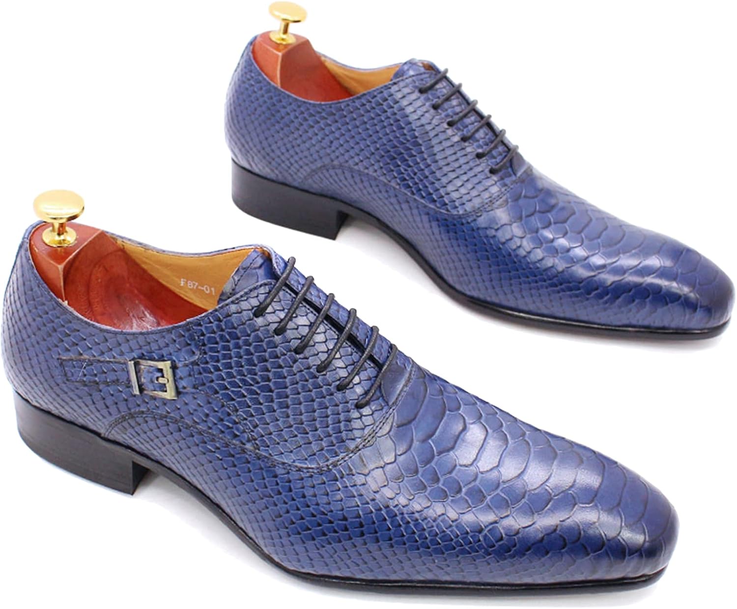 

Мужские туфли Derby WKNBEU, деловые оксфорды, броги, кожаные, классические туфли на шнуровке и с пряжкой, формальные, свадебные, коричневые - размер US10/UK9/EU43