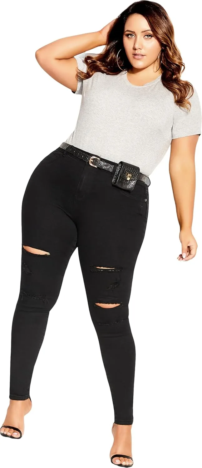 

Женские джинсы City Chic Harley Rock N Roll Skinny