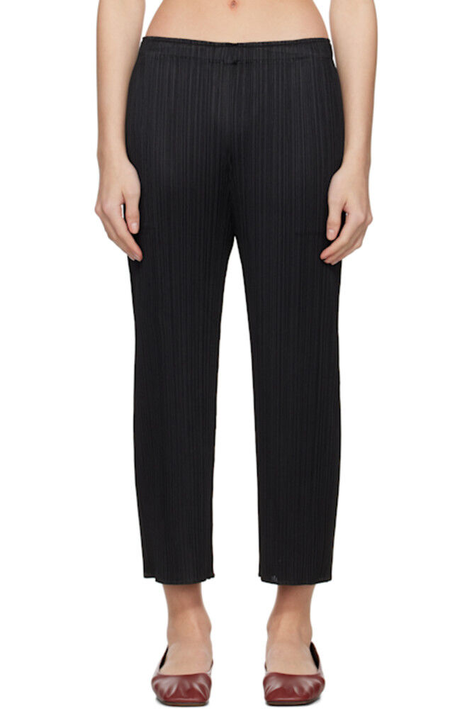 

Черные брюки Monthly Colors April PLEATS PLEASE ISSEY MIYAKE