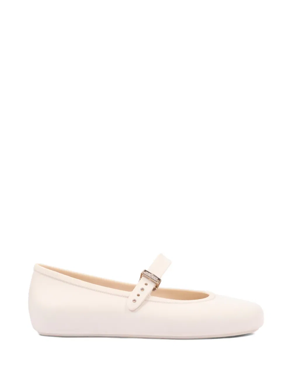 Балетки с застежкой-пряжкой Mini Melissa, нейтральный — фото 2