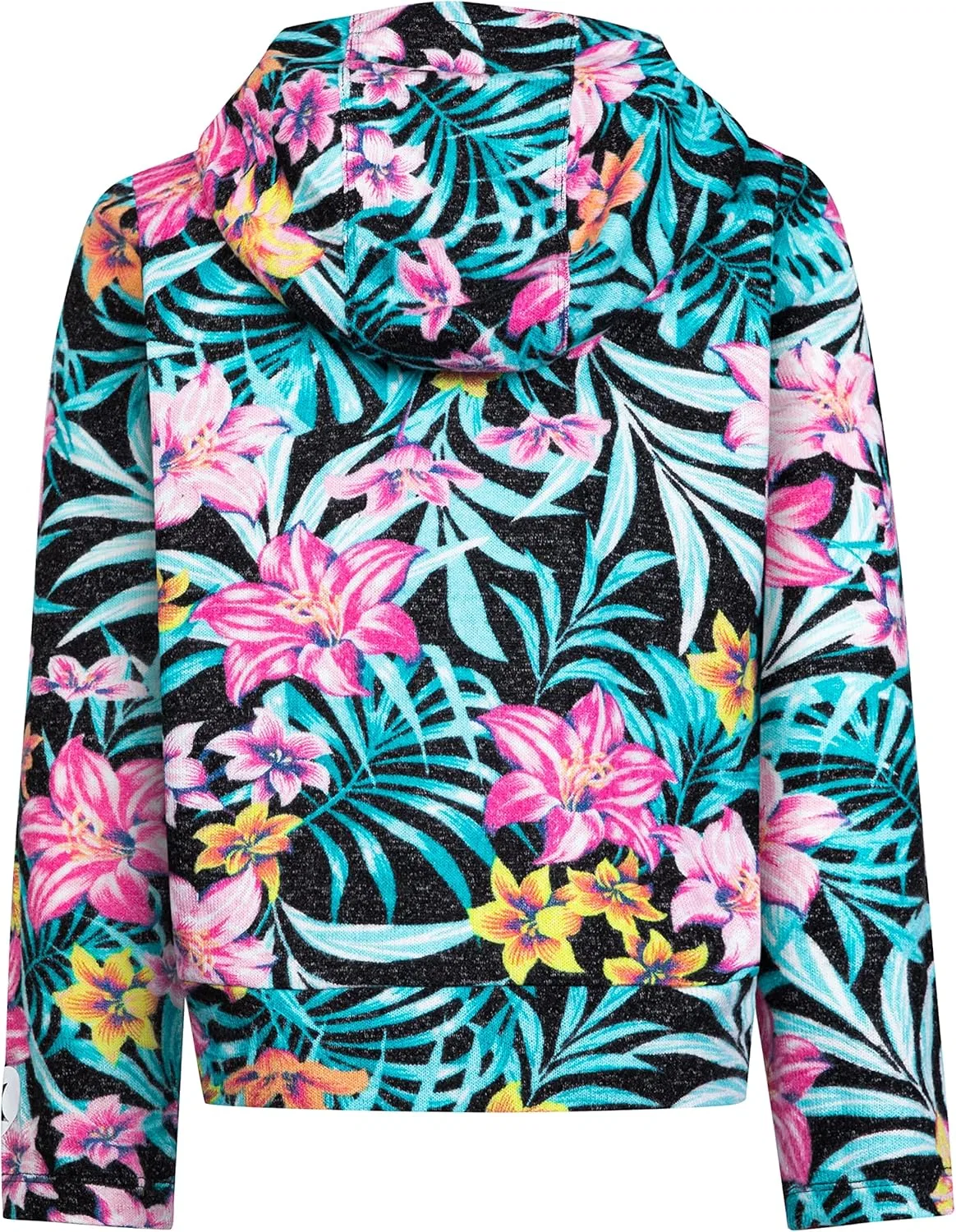 Толстовка Hurley для девочек One and Only, цвет Hyper Pink/Black — фото 2