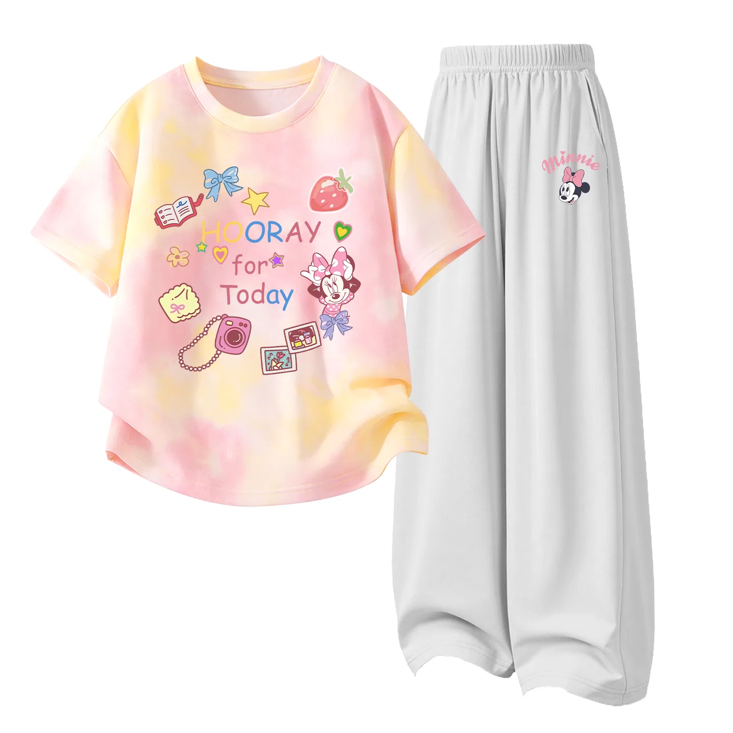 Спортивный костюм Disney Yellow Pink Mountain Gray