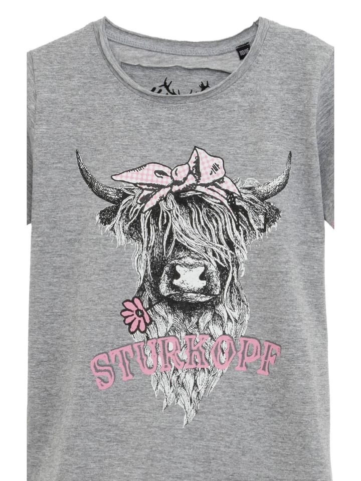 Футболка Hangowear Kinder T-Shirt QUENTAYA KIDS, серый — фото 2