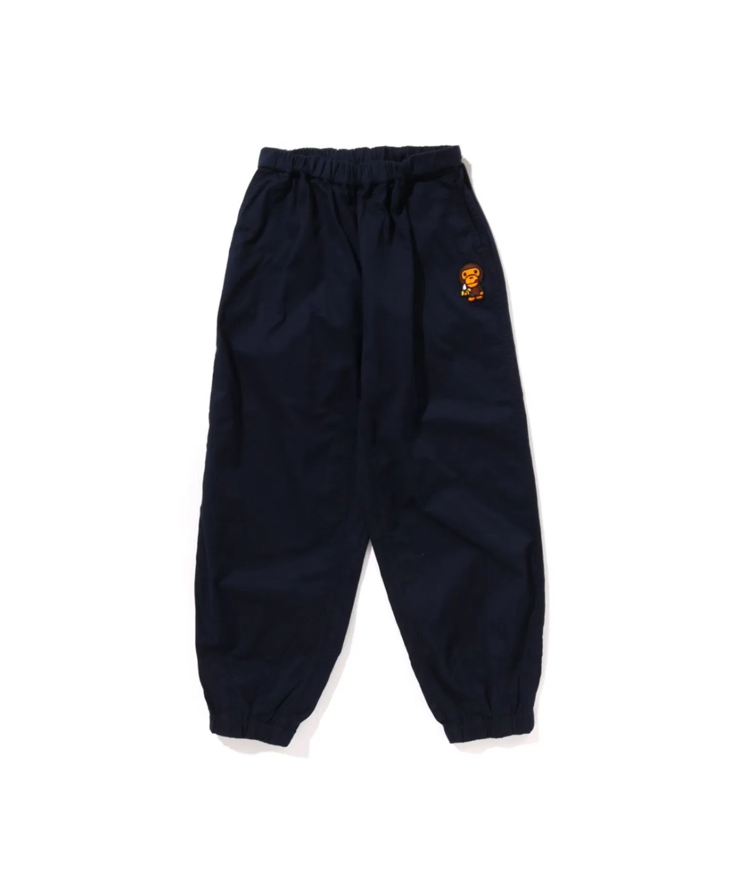 Детские брюки-balloon A BATHING APE с вышивкой BANANA MILO тёмно-синие