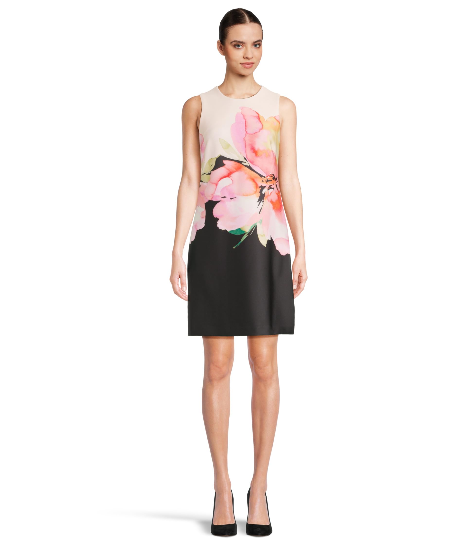 

Платье Calvin Klein Scuba Foral Sheath, Tulip Multi