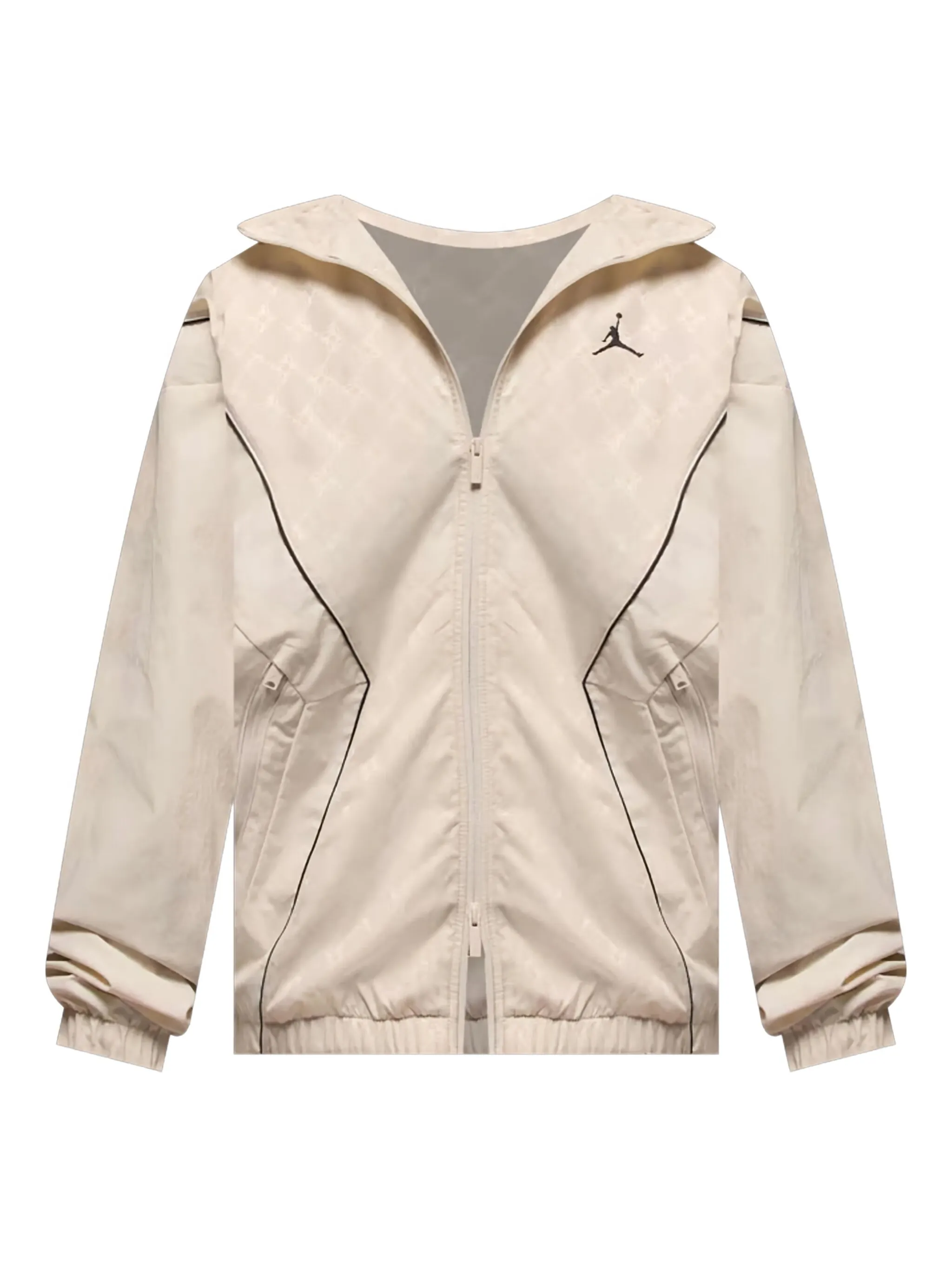 

Куртка с вышитым логотипом Jordan, бежевый