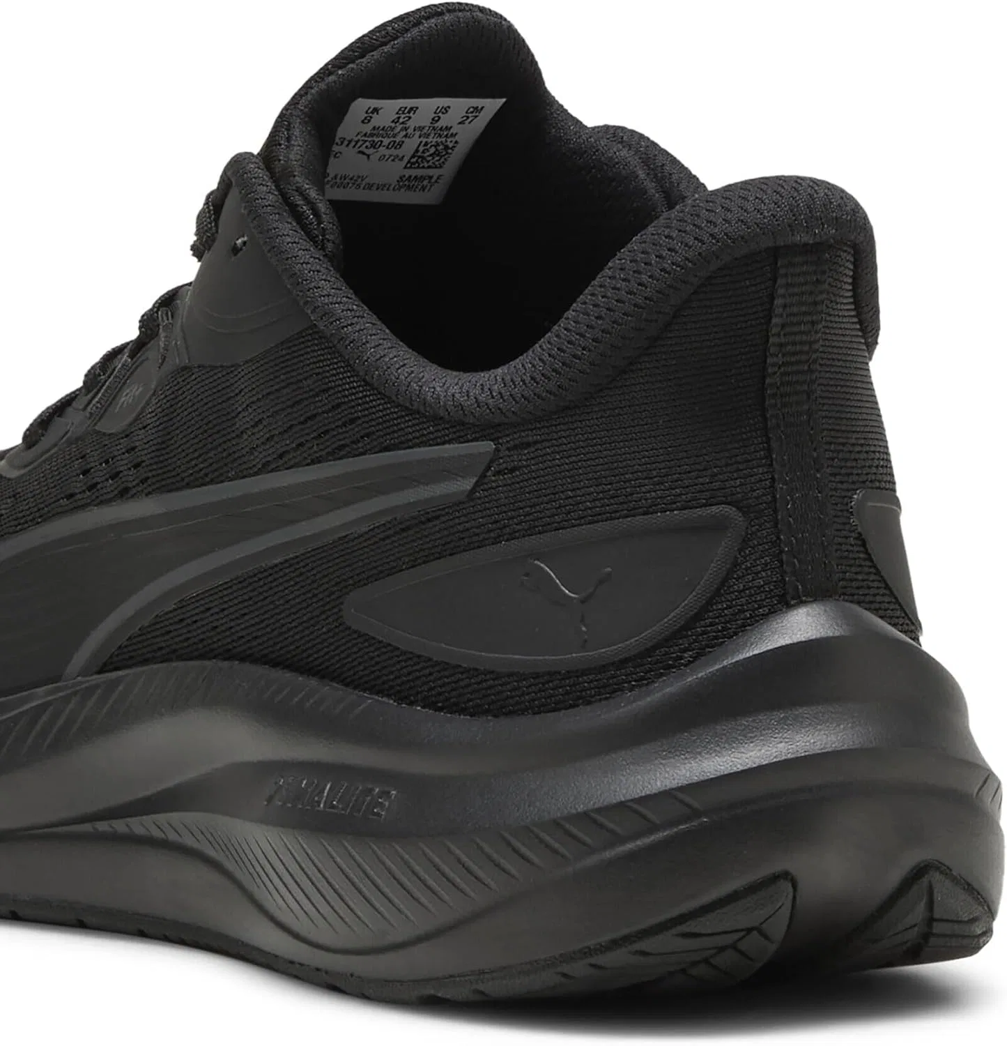 Кроссовки для бега по улицам PUMA Skyrocket Lite Unisex, 2 Black Matte Silver — фото 3