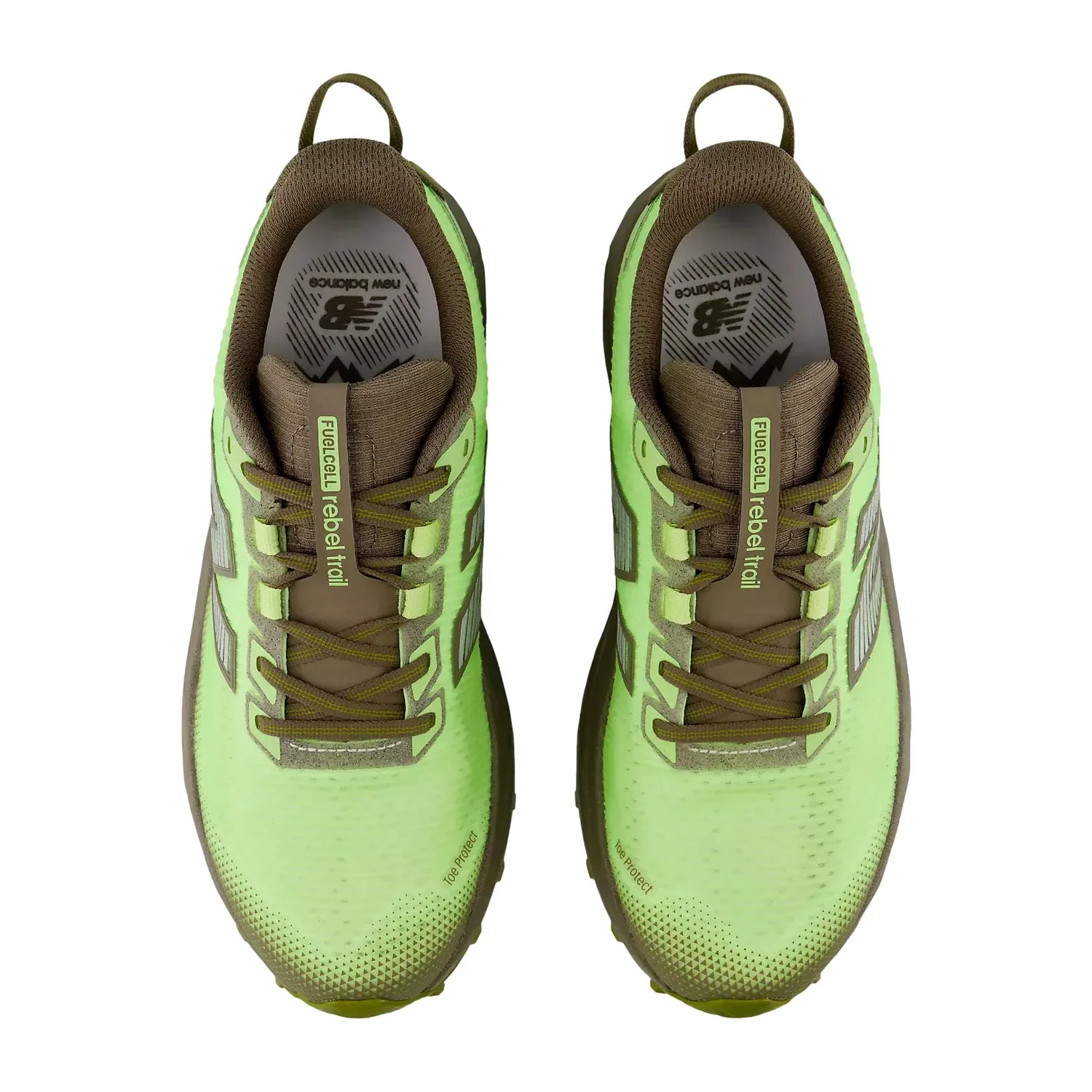 Мужские кроссовки New Balance FuelCell Rebel Trail Green / Brown MRBT66K — фото 3