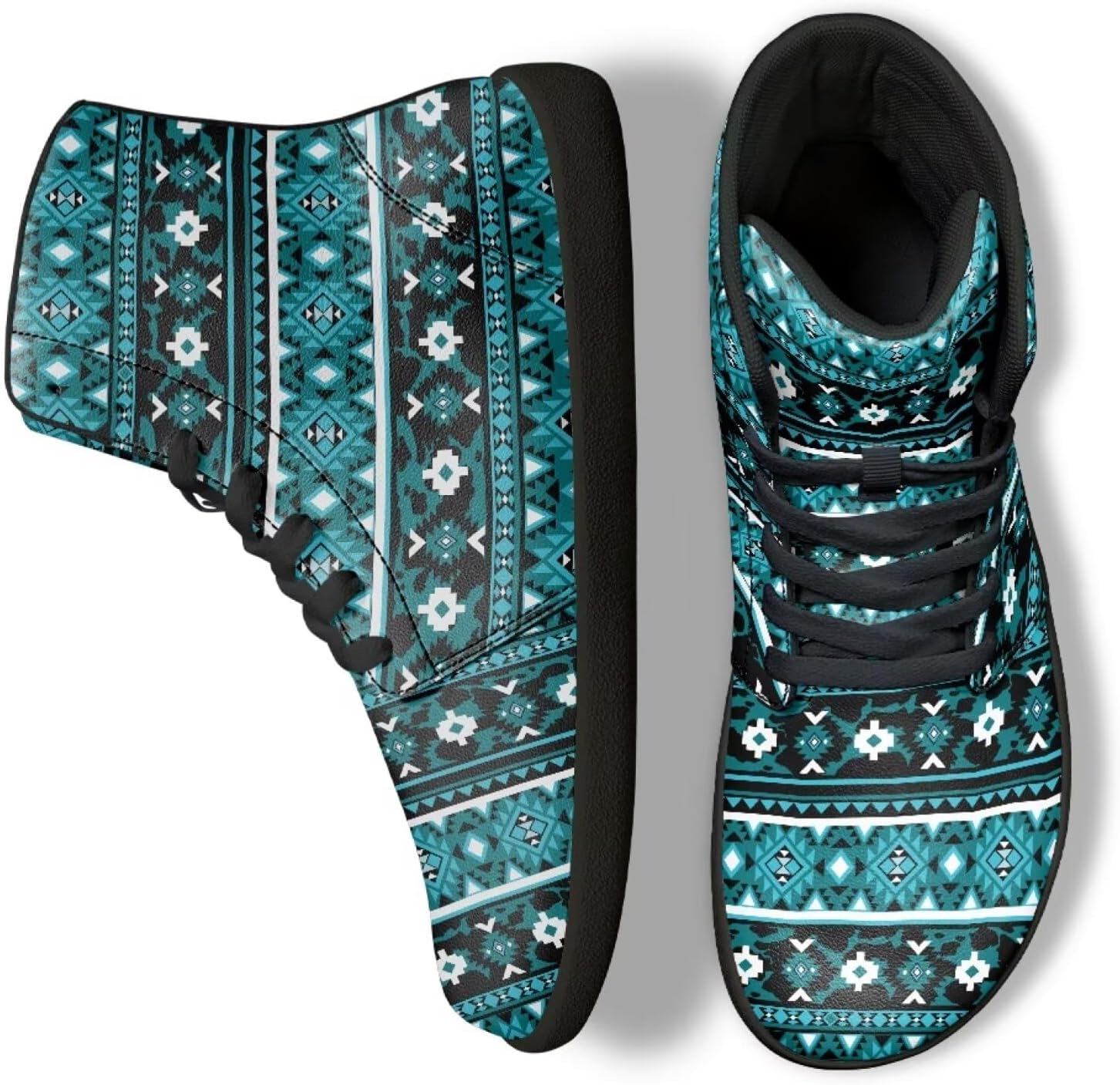 

Кроссовки Binienty High Top Barefoot для женщин и мужчин, модные с нулевым перепадом, водонепроницаемые походные ботинки из ПУ-кожи, зеленый