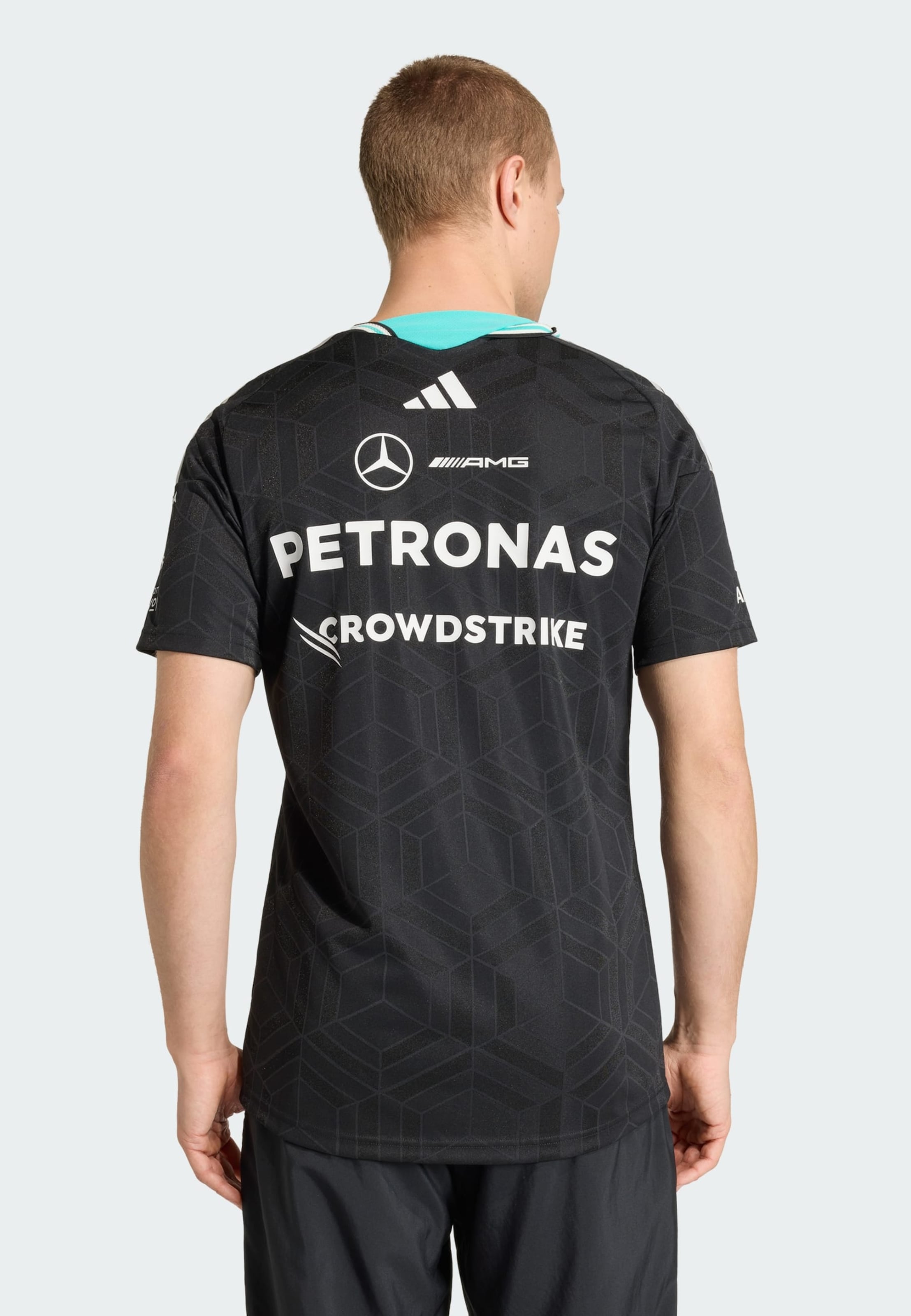 Adidas Performance Футболка Performance 'Mercedes - Amg Petronas Formula 1 Team Driver' черная — фото 3