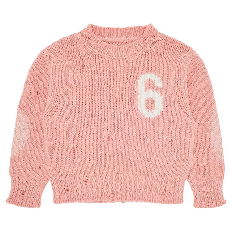 

Толстовка MM6 Maison Margiela Kids Sweatshirt Peach Pink, розовый