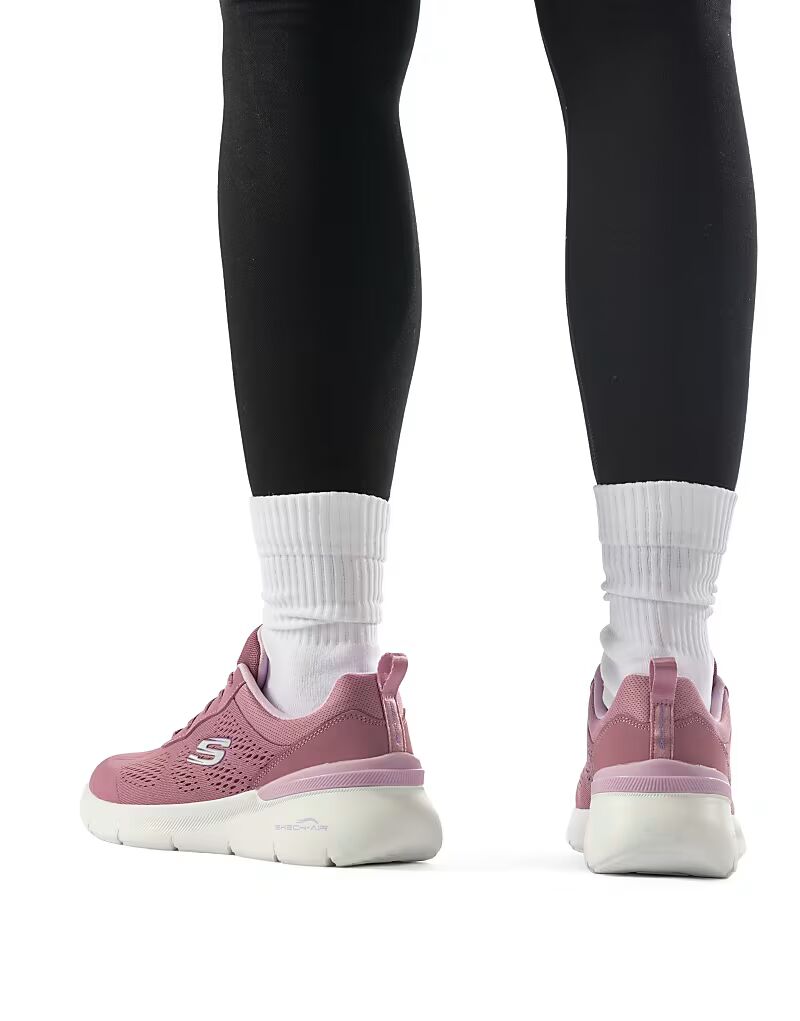 Кроссовки Skechers Skech-air dynamight 2.0 new heights в лиловом цвете — фото 2