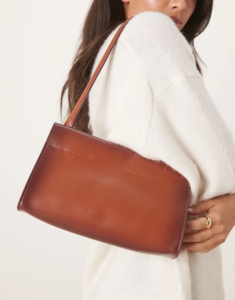 

Сумка через плечо ASOS DESIGN с градиентом в коричневом цвете