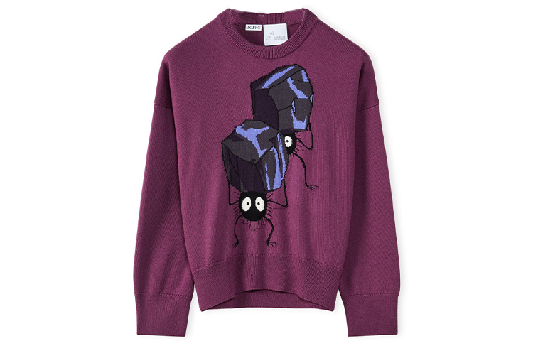 

Loewe Свитер QIANYUQIANXUN SS22 женский, цвет фуксия