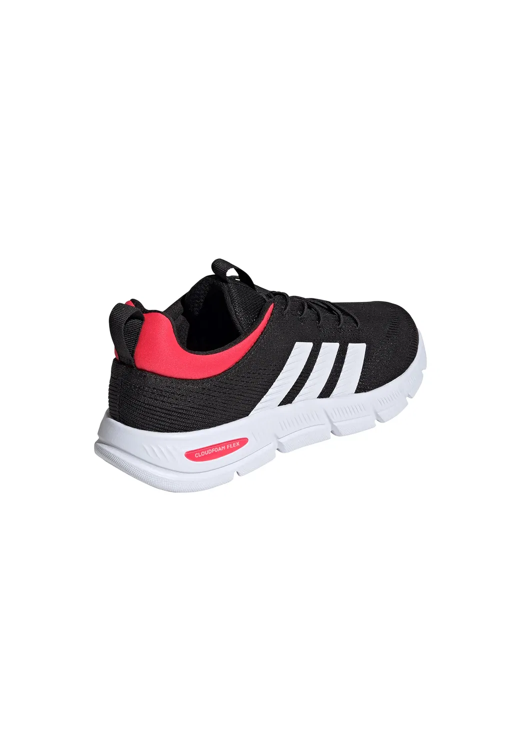 Кроссовки низкие Cloudfoam Flex Elastic Laces, Adidas, черный — фото 4