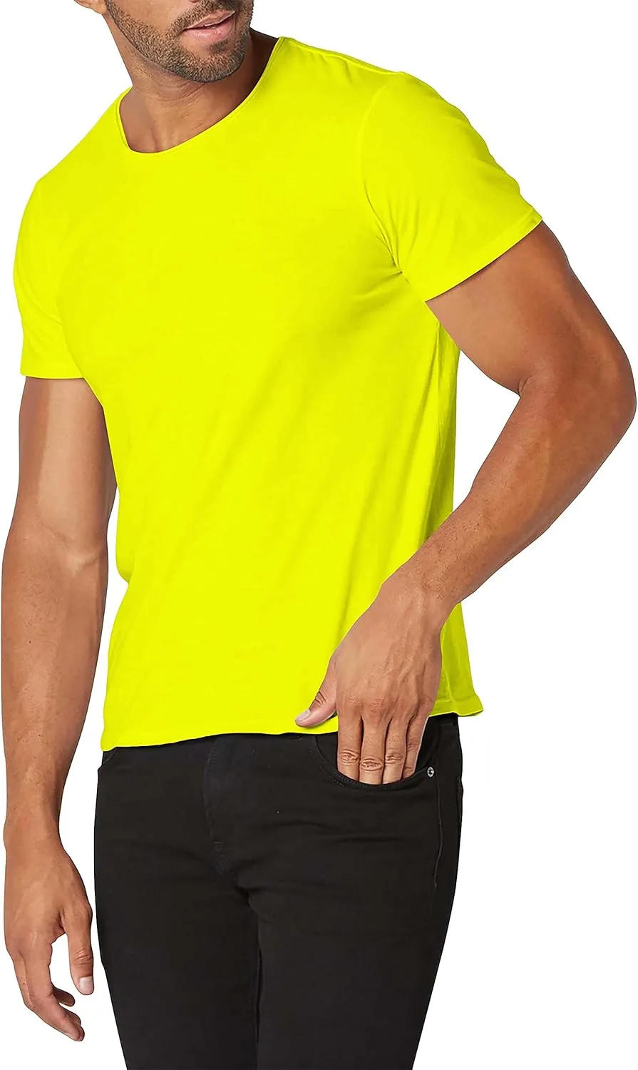 

Футболка мужская Casual Athletic Plain Crew Neck Hat and Beyond