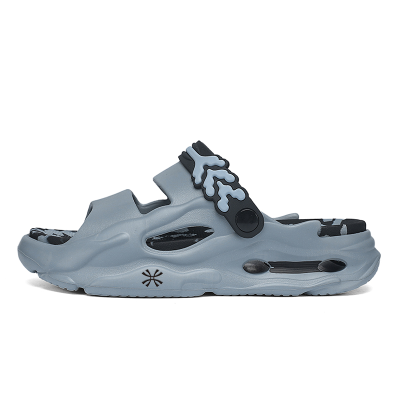 

YUZHAOLIN Слайдеры унисекс серо-черные, цвет Gray Black