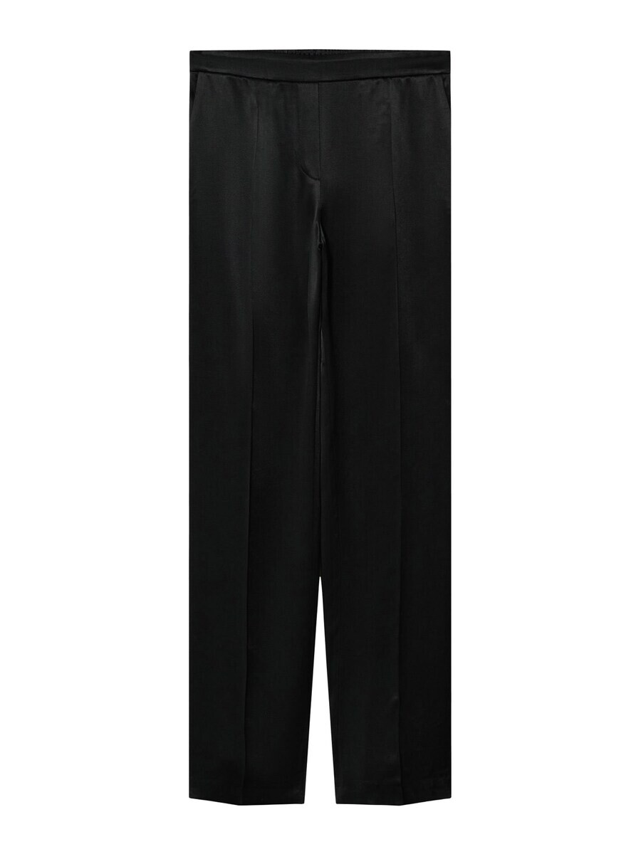 

Тканевые брюки MANGO Wide leg Pants, черный