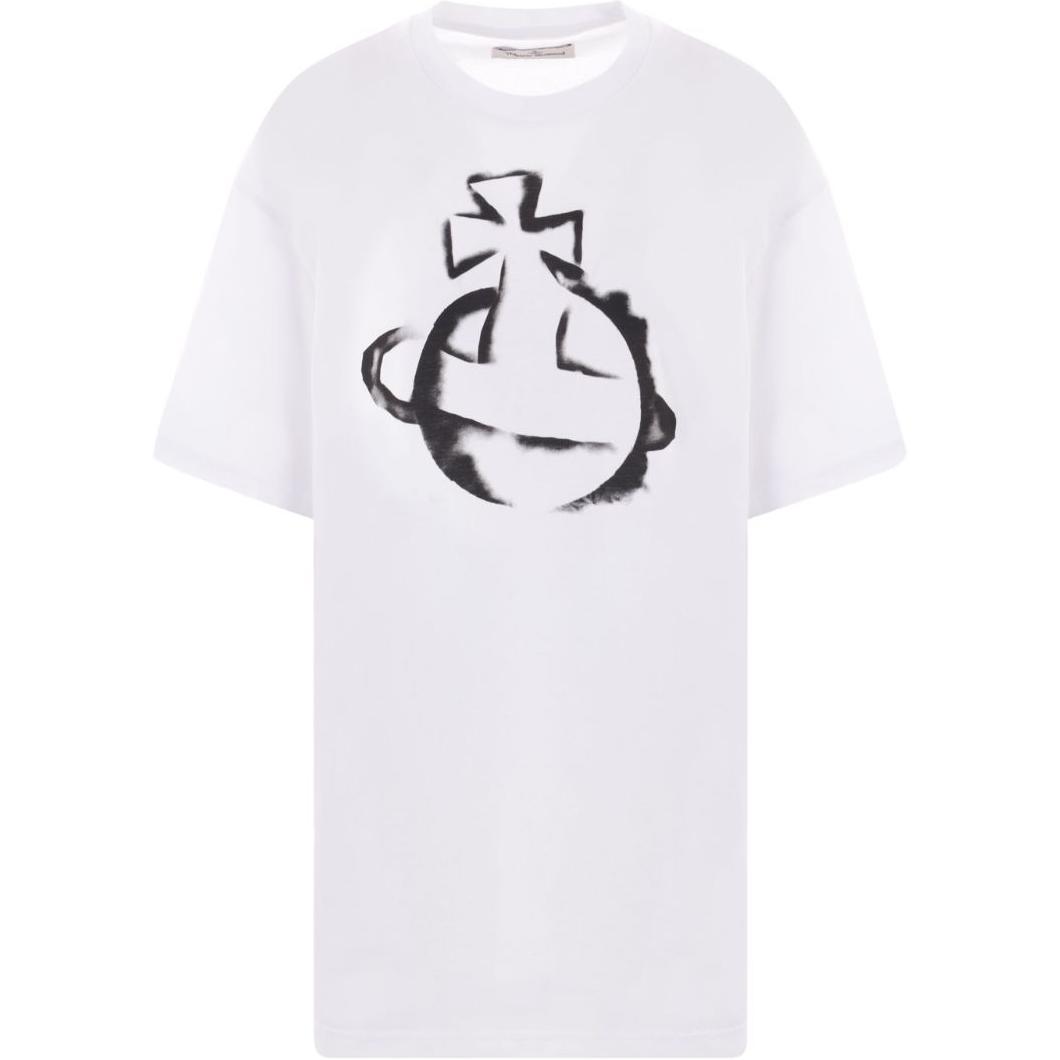 Футболка Stencil Orb из органического хлопка Vivienne Westwood, белый — фото 3