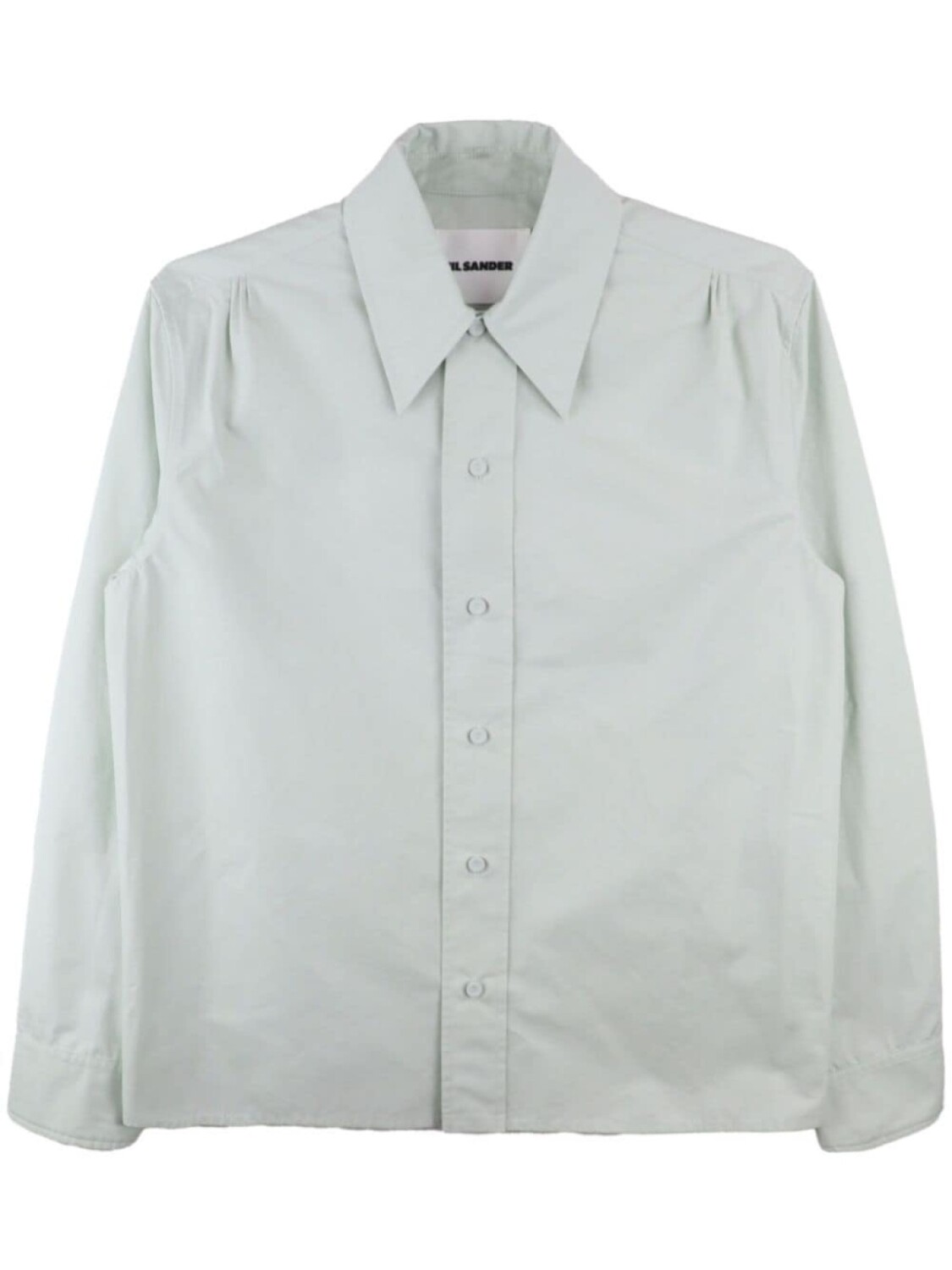 

Хлопковая рубашка Jil Sander, синий