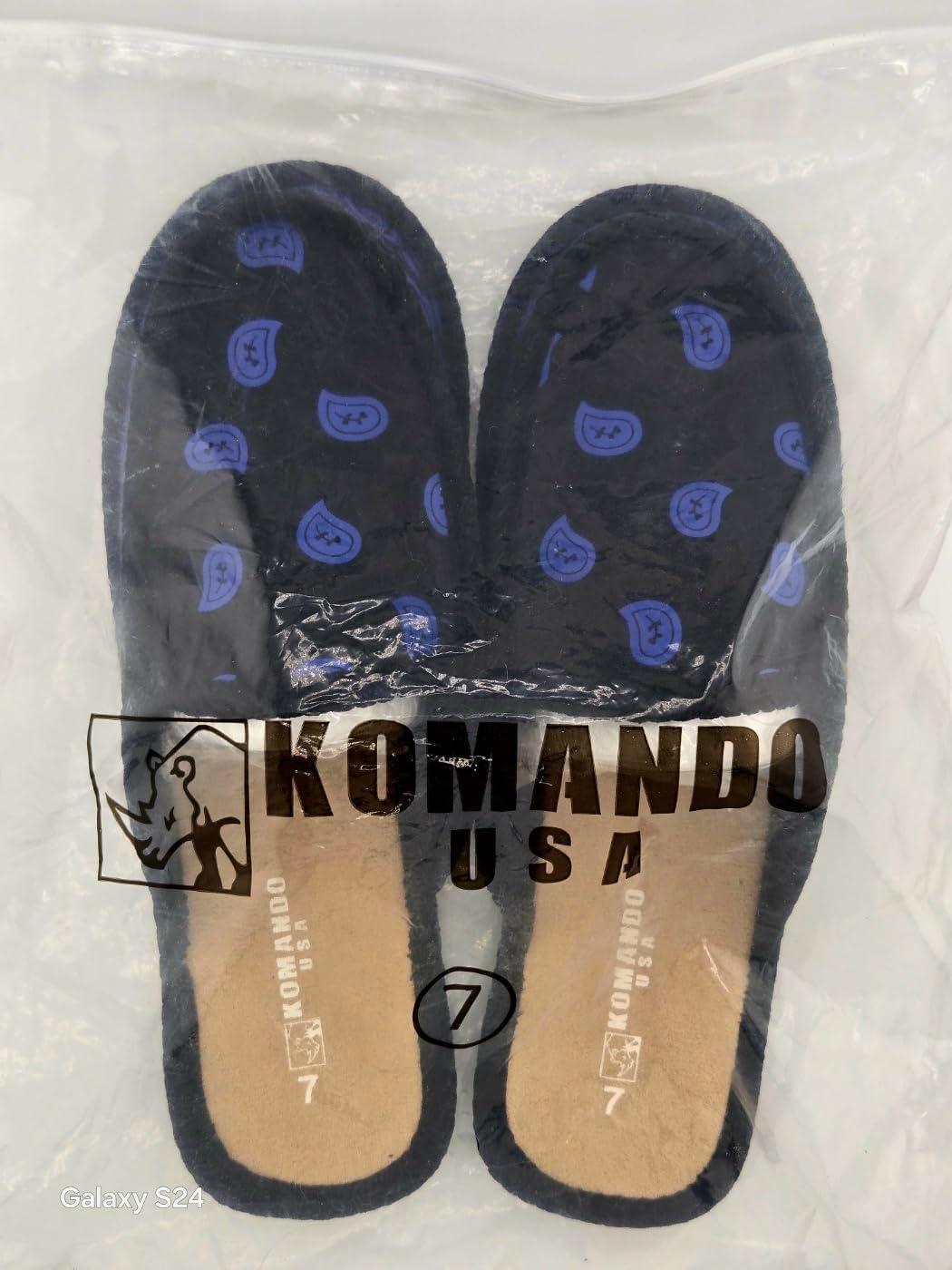 Тапочки Bandana Paisley House, домашняя обувь для комфорта Generic, черный — фото 3