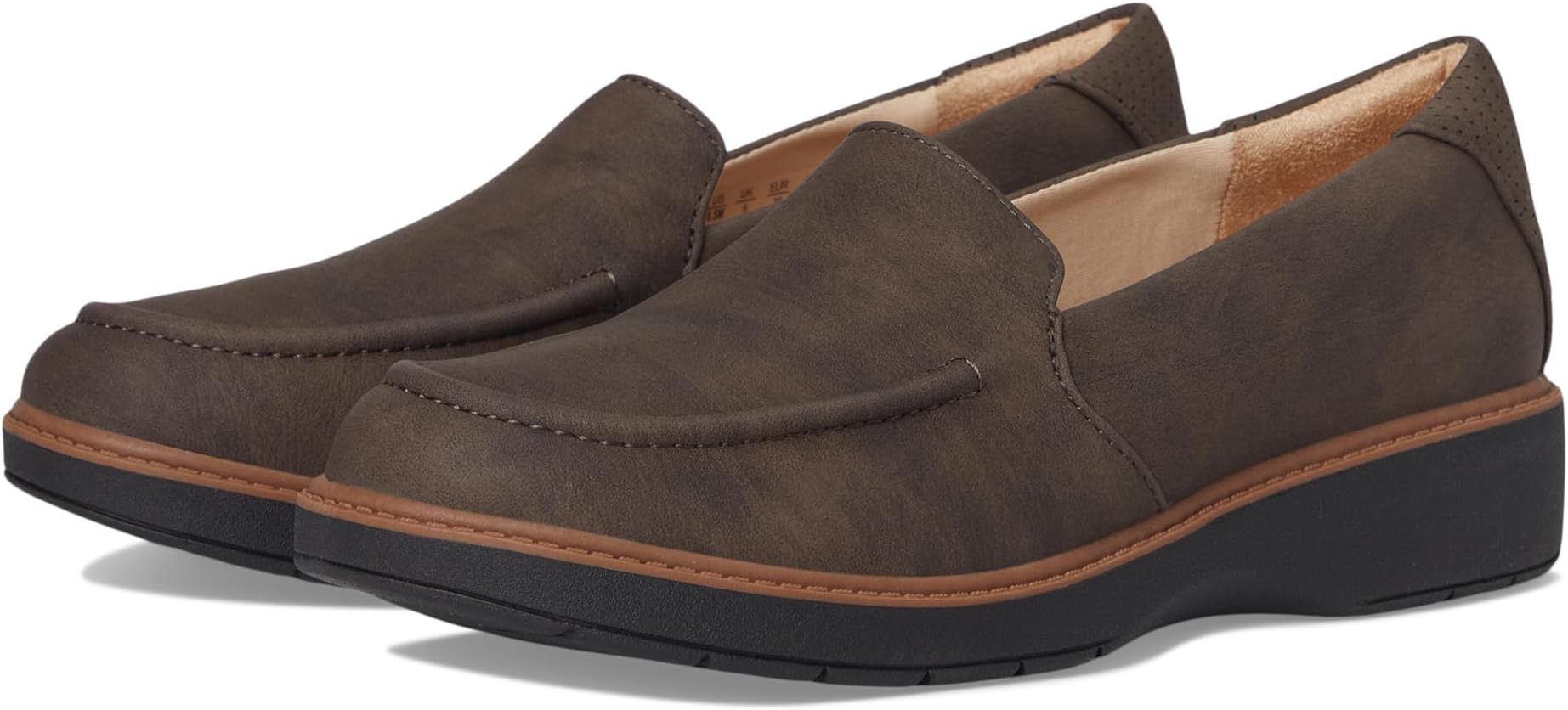 Лоферы Dr. Scholl's Calm Down Loafer/Moc Shoes, темно-коричневый
