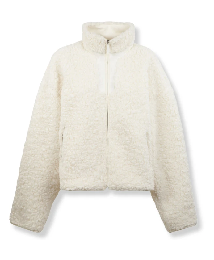 

Куртка Bouclã с высоким воротником и застежкой-молнией Entire Studios, белый