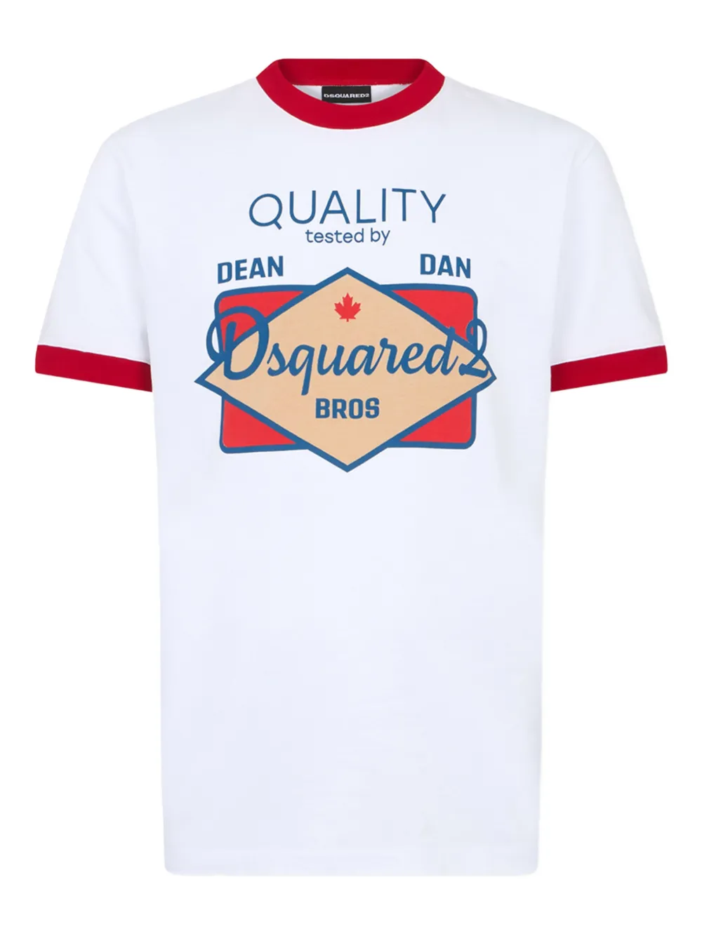 

Футболка с графичным принтом DSQUARED2, белый