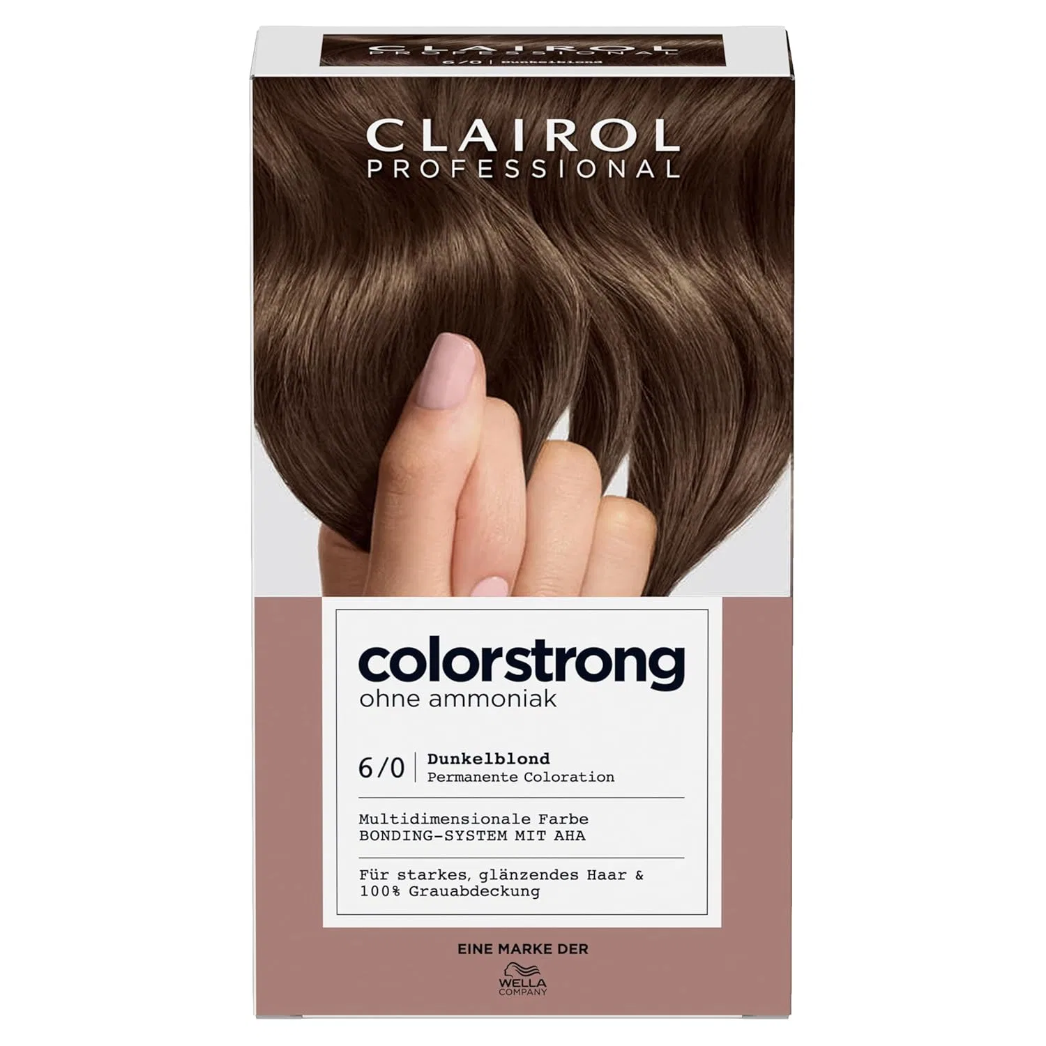 Стойкая краска для волос CLAIROL Professional Colorstrong без аммиака 6/0 темный блонд Clairol