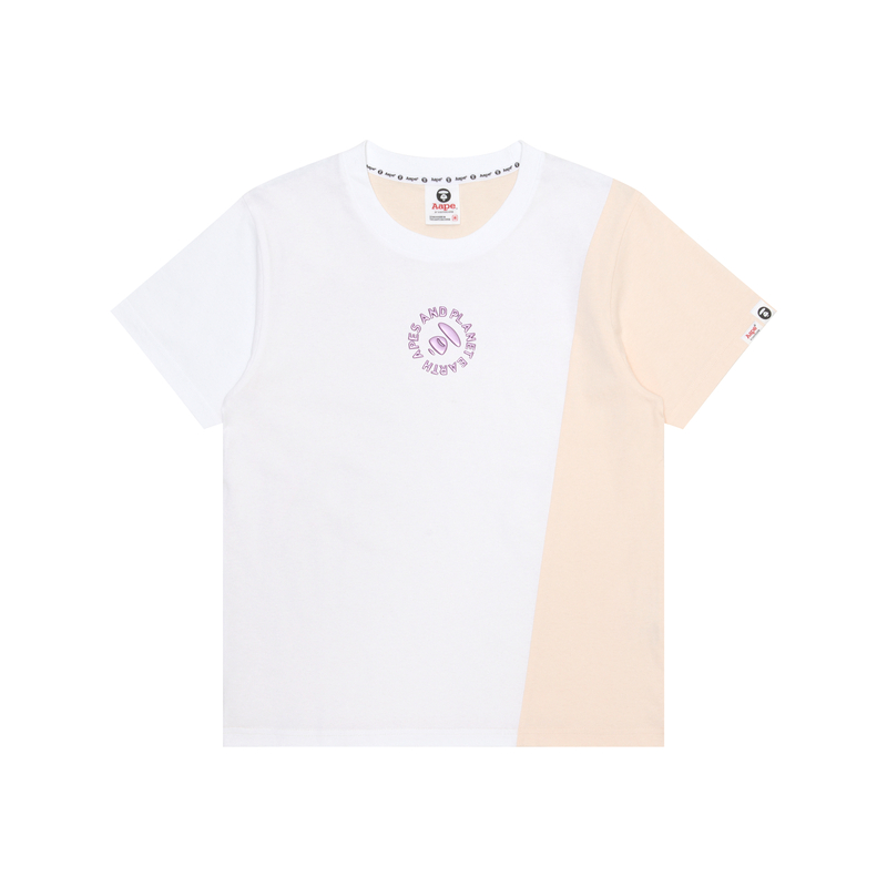 

Футболка из хлопкового джерси с тисненым логотипом *A Bathing APE Aape, белый